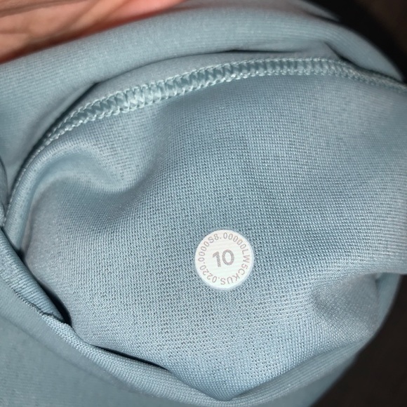 NWT Lululemon Blue Cast Zoned In Tight 27” Size 10 - Picture 7 of 7